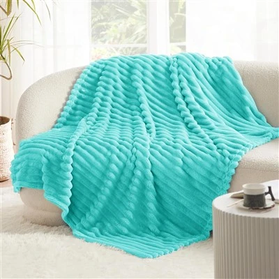 Korallen-Fleece-Decke